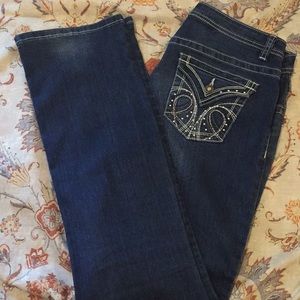 Boot cut jeans